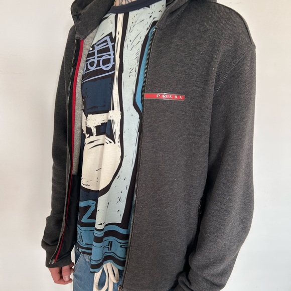 Prada Milano Zip Up Sweater - Picture 5 of 6